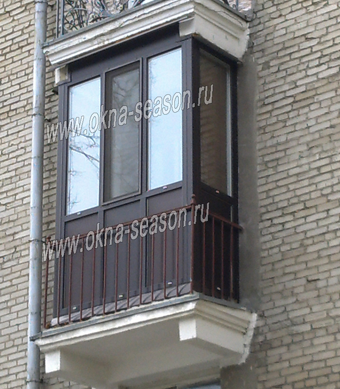 остекление балконов в сталинском доме